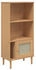 vidaXL Bücherschrank SENJA Rattan-Look Braun 60x35x130 cm Kiefernholz (358058)