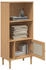 vidaXL Bücherschrank SENJA Rattan-Look Braun 60x35x130 cm Kiefernholz (358058)