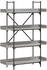 vidaXL Bücherregal 4 Böden Grau Sonoma 100x33x145,5 cm (837695)