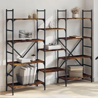 vidaXL B&uuml;cherregal R&auml;uchereiche 160x28,5x136,5 cm Holzwerkstoff