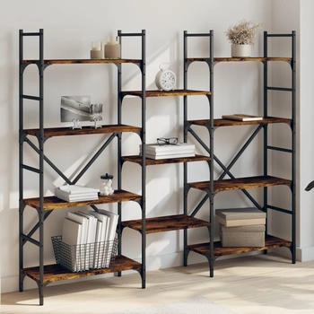 vidaXL B&uuml;cherregal R&auml;uchereiche 160x28,5x136,5 cm (838875)