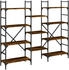 vidaXL Bücherregal Räuchereiche 160x28,5x136,5 cm (838875)