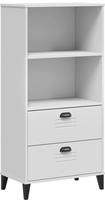 vidaXL B&uuml;cherschrank VIKEN Wei&szlig; 60x35x123 cm Holzwerkstoff
