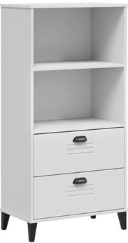 vidaXL B&uuml;cherschrank VIKEN Wei&szlig; 60x35x123 cm (374947)