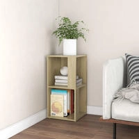 Eckregal Sonoma-eiche 33x33x67 Cm Holzwerkstoff Vidaxl