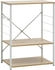 vidaXL Mikrowellenregal Weiß Eiche 60×39,6×79,5 cm (288237)