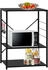 vidaXL Mikrowellenregal Schwarz 60×39,6×79,5 cm (288234)