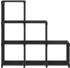 vidaXL Würfel-Regal 6 Fächer Schwarz 103x30x72,5 cm Stoff (322606)