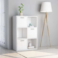 vidaXL Lagerschrank Wei&szlig; 60x29,5x90 cm Holzwerkstoff