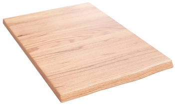 vidaXL Wandregal Hellbraun 40x60x2 cm Massivholz Eiche Behandelt (363635)