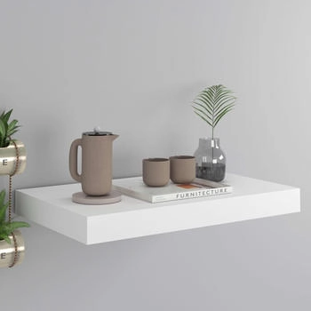 vidaXL Schweberegal Wei&szlig; 40x23x3,8 cm MDF (323805)