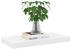 vidaXL Schweberegale 4 Stk. Eichen-Optik und Weiß 50x23x3,8 cm MDF (326575)