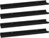 vidaXL Wandregale 4 Stk. Schwarz 60x9x3 cm (326668)