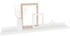 vidaXL Wandregale 4 Stk. Weiß 60x9x3 cm (326661)