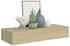 vidaXL Wandregal mit Schublade Eichen-Optik 60x23,5x10 cm MDF (330261)