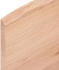 vidaXL Wandregal Hellbraun 100x40x2 cm Massivholz Eiche Behandelt (363683)