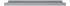 vidaXL Bilderleisten 2 Stk. Grau 60x9x3 cm MDF (323935)