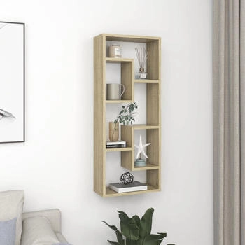 vidaXL Wandregal Sonoma-Eiche 36x16x90 cm (803014)