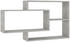 vidaXL Wandregale Betongrau 104x20x58,5 cm (800328)