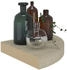 vidaXL Eck-Schweberegale 2 Stk. Eichen-Optik 25x25x3,8 cm MDF (323905)