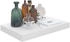 vidaXL Schweberegal Hochglanz-Weiß 40x23x3,8 cm MDF (323742)