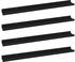 vidaXL Wandregale 4 Stk. Schwarz 80x9x3 cm (326669)