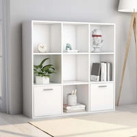 vidaXL B&uuml;cherregal Wei&szlig; 98x30x98 cm Holzwerkstoff