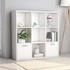 vidaXL Bücherregal Weiß 98x30x98 cm (801116)