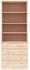 vidaXL Bücherregal mit Schubladen ALTA 77x35x186,5cm Massivholz Kiefer (353953)