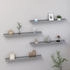 vidaXL Wandregale 4 Stk. Grau 80x9x3 cm (326676)