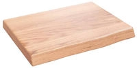 vidaXL Wandregal Hellbraun 40x30x(2-4) cm Massivholz Eiche Behandelt