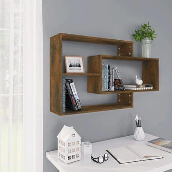 vidaXL Wandregal Räuchereiche 104x20x58,5 cm (815288)