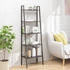 vidaXL Standregal mit 5 Böden Schwarz 56x35x174 cm (336369)