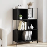 Vidaxl Bookcase Black 72x28x109 Cm Engineered Wood