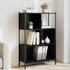 vidaXL Bücherregal Schwarz 72x28x109 cm (838883)