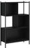 vidaXL Bücherregal Schwarz 72x28x109 cm (838883)