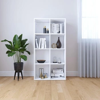 vidaXL B&uuml;cherregal/Sideboard Wei&szlig; 66&times;30&times;130 cm (800153)