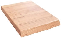 vidaXL Wandregal Hellbraun 40x60x(2-6) cm Massivholz Eiche Behandelt