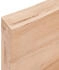 vidaXL Wandregal Hellbraun 40x60x(2-6) cm Massivholz Eiche Behandelt (363637)