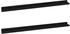vidaXL Wandregale 2 Stk. Schwarz 100x9x3 cm (326665)