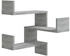vidaXL Wand-Eckregal Grau Sonoma 40x40x50 cm (815206)