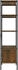 vidaXL Regal mit 5 Böden und Schrank 80x40x163 cm Stahl (336356)