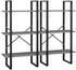 vidaXL Lagerregal Grau 60x30x210 cm Massivholz Kiefer (806524)