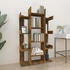 vidaXL Bücherregal Räuchereiche 86x25,5x140 cm (816002)