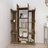 vidaXL Bücherregal Räuchereiche 86x25,5x140 cm (816002)