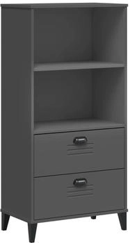 vidaXL B&uuml;cherschrank VIKEN Anthrazit 60x35x123 cm (374949)