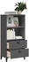 vidaXL Bücherschrank VIKEN Anthrazit 60x35x123 cm (374949)