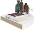 vidaXL Eck-Schweberegale 4 Stk. Weiß 35x35x3,8 cm MDF (323918)