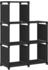 vidaXL Würfelregal mit 5 Fächern Schwarz 103x30x72,5 cm Stoff (322602)