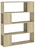vidaXL Bücherregal Raumteiler Sonoma-Eiche 100x24x124 cm (809191)